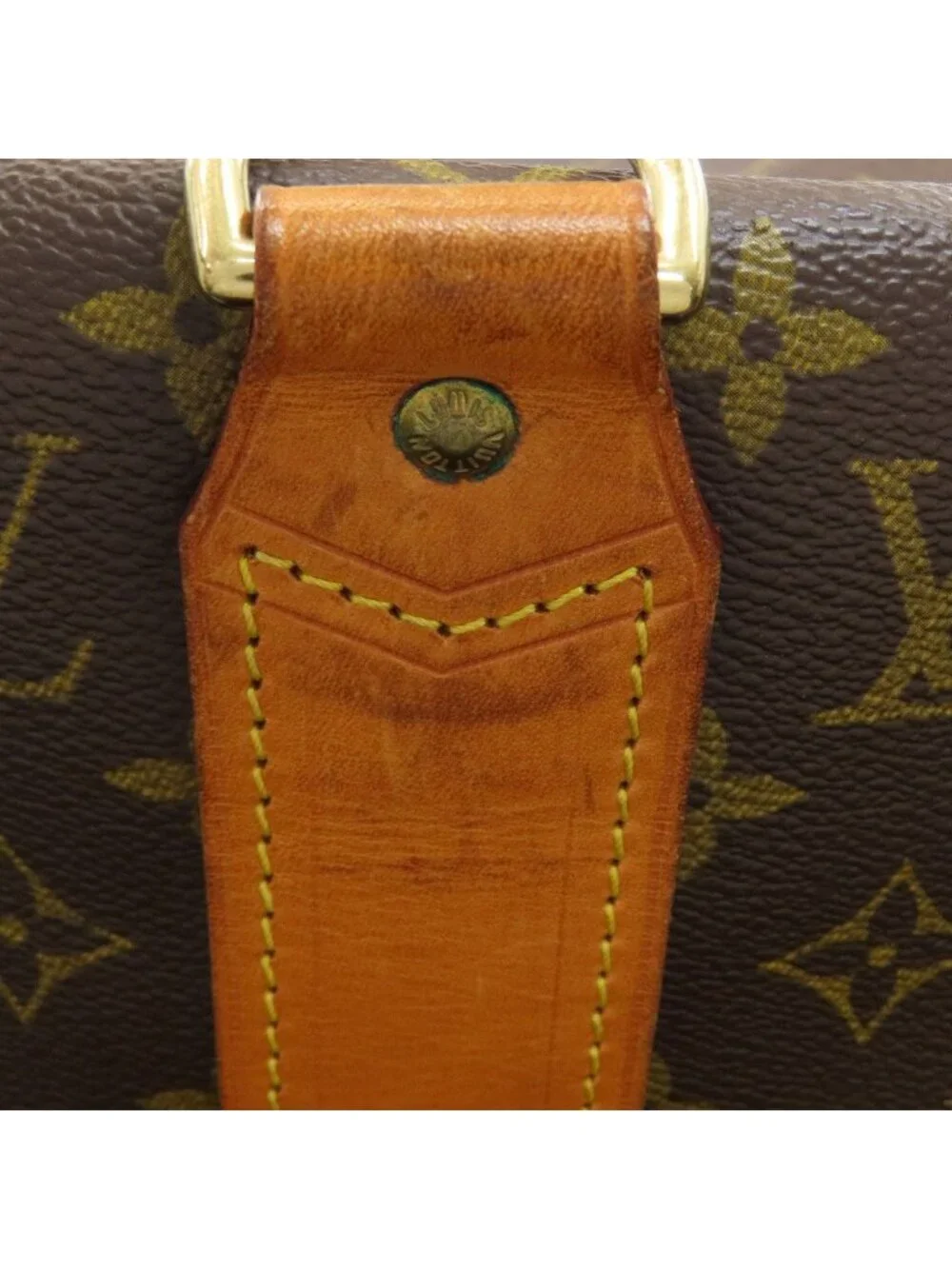 Louis Vuitton Sac Polochon Boston Bag Monogram Canvas